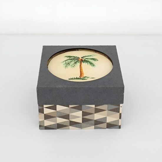 4 Inch Horizontal SVG Coaster Gift Box (2-1/2 Inches tall)