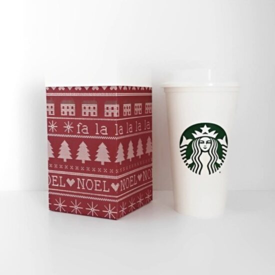 SVG Coffee Cup Gift Box for 16oz cup