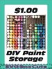 $1.00 DIY Paint Storage