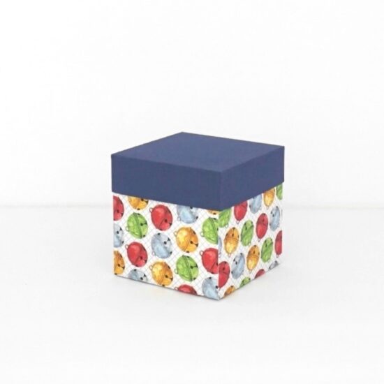 3.25x3.25x3.25 SVG Box Base with 1 inch lid shown