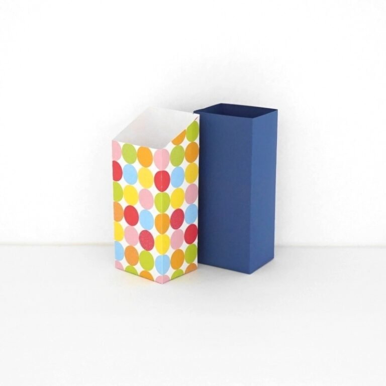 2.5x2x6 Angled SVG Box - 1 Inch Angle | SVG Templates | 3D Box