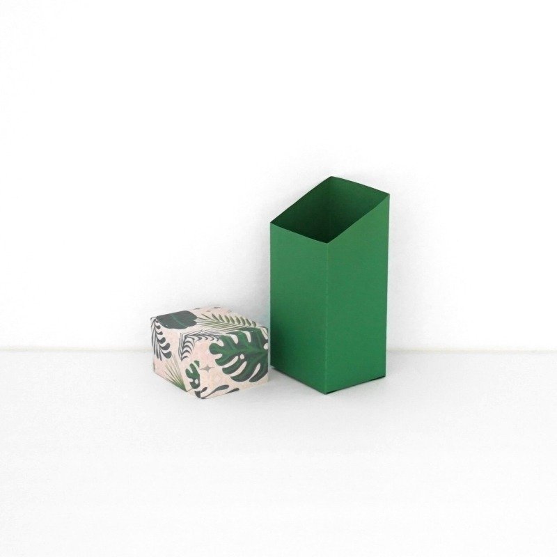 2.5x2x5 Angled SVG Box - 1 Inch Angle | SVG Templates | 3D Box